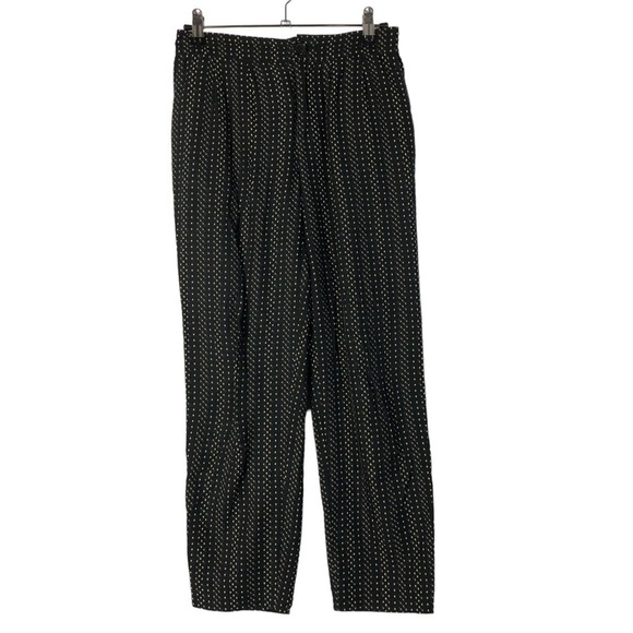 Madewell Track Trousers Black Dot Printed XXS - Picture 2 of 4